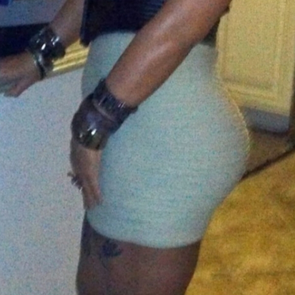 Tan Textured Ruched Mini Skirt - Picture 1 of 2